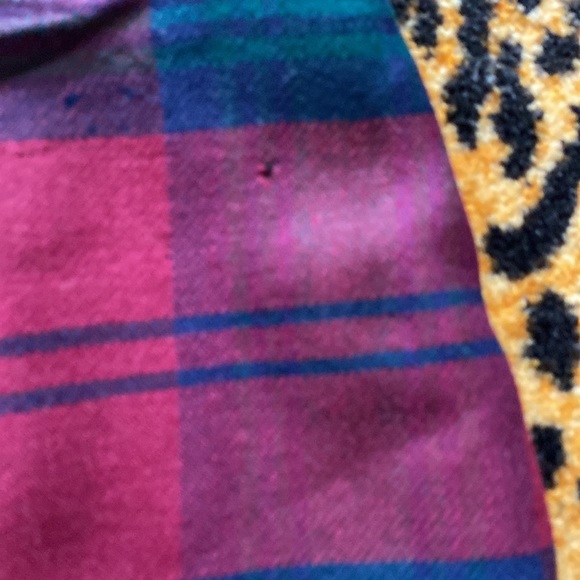 Vintage “The Scotch House” plaid wrap around buckle knee length kilt size 12 - Picture 10 of 14